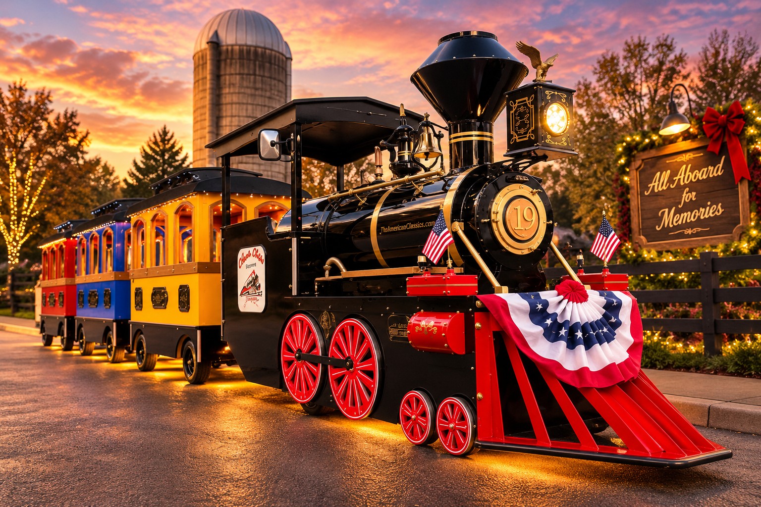 Memphis Deluxe Express premium trackless train rental in Memphis